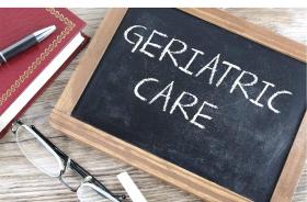 geriatric care on white board